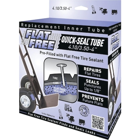 Flat Free Sealant Filled 4 In. Hand Truck Tire Inner Tube 45010